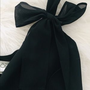 NWT Loft Little Black Dress with Bow Sz 2